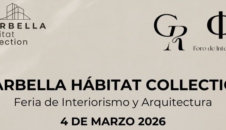 Membrete de Feria de Interiorismo y Arquitectura. Marbella Habitat Collection.