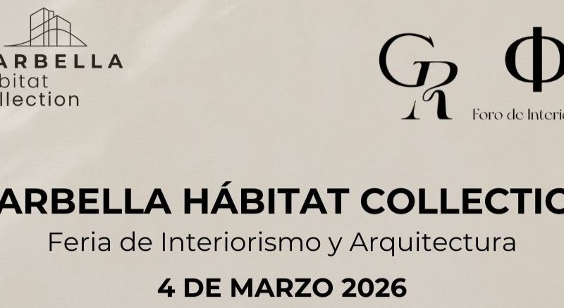 Membrete de Feria de Interiorismo y Arquitectura. Marbella Habitat Collection.